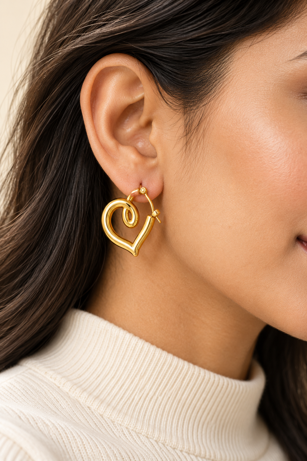 Heart Shape Earing