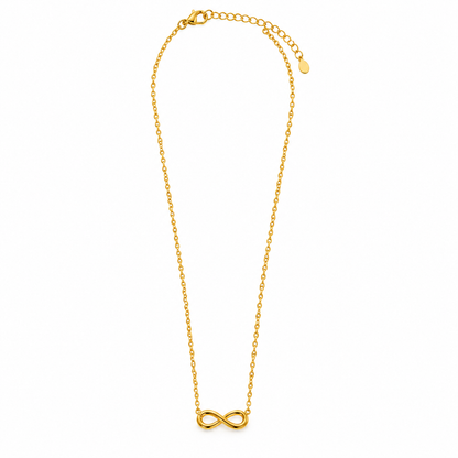 Gold Infinity Pendant Necklace for Women
